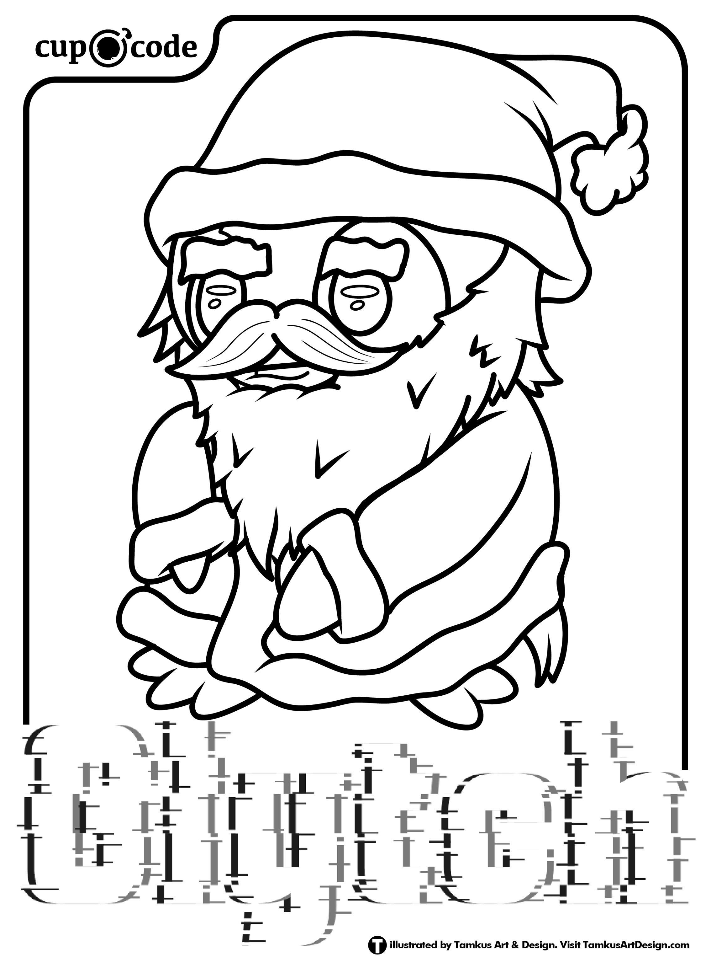 Santa Coloring Page