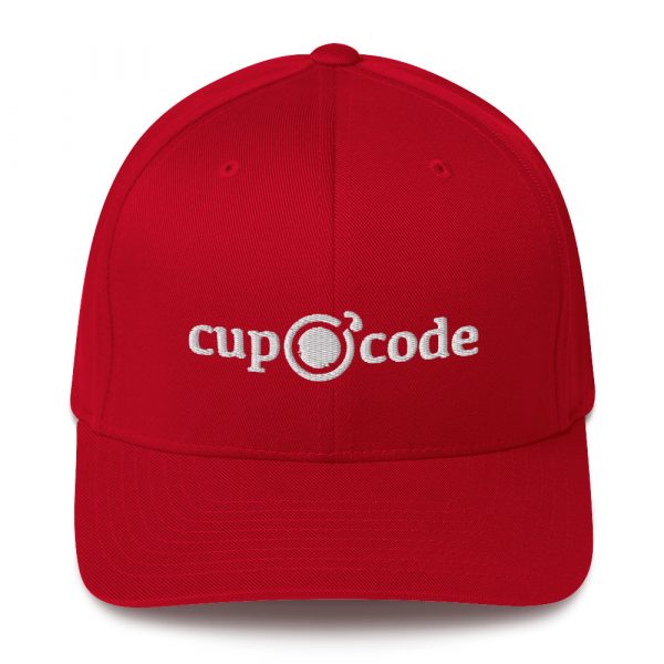 closed back structured cap red front 6333302c545fb
