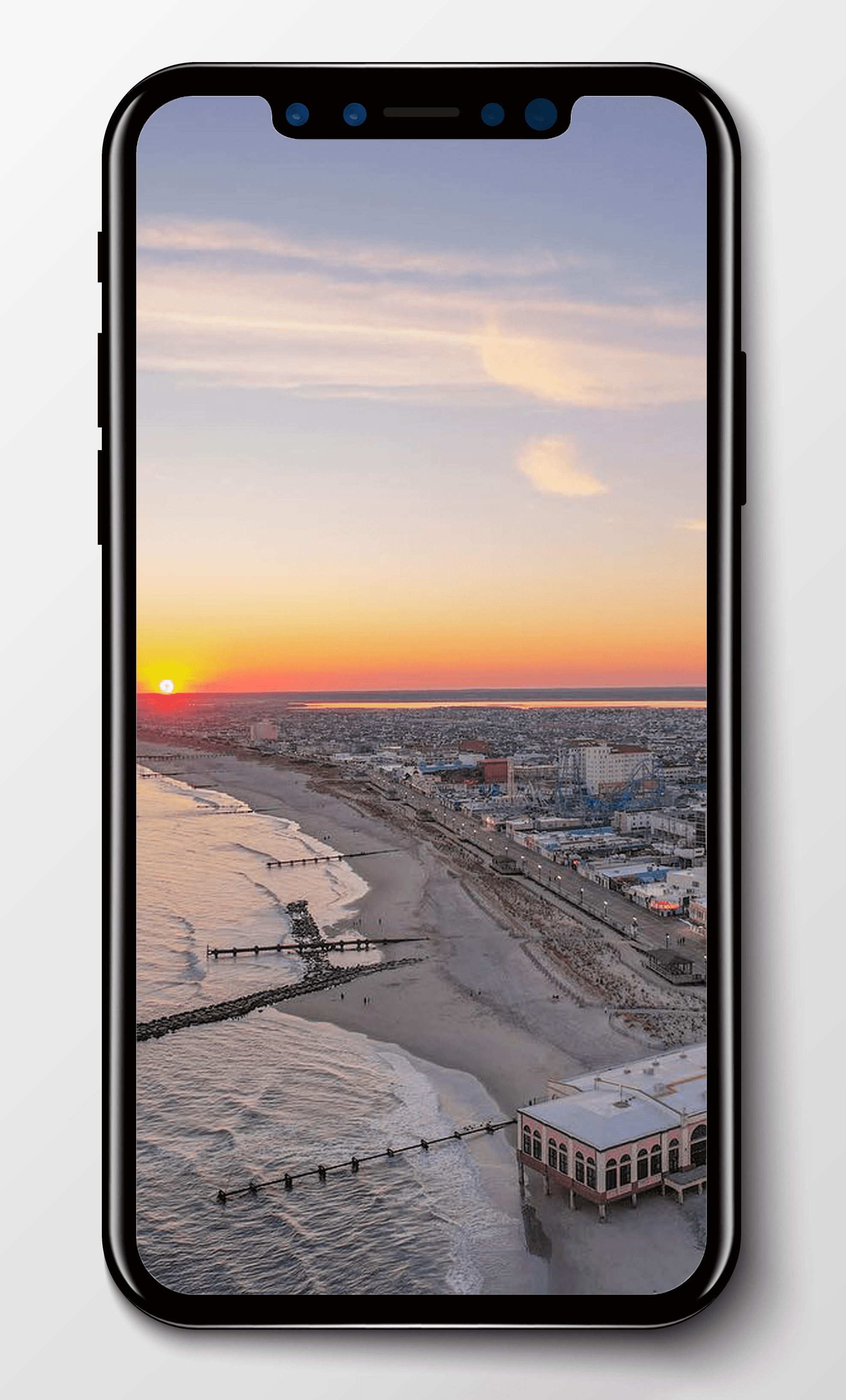 mockup Sunset Wallpaper