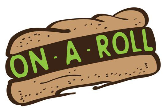 on a roll logo