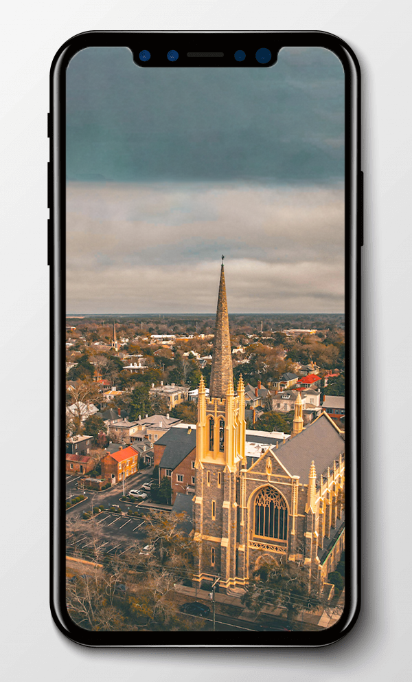 mockup downtown wilmington Wallpaper 600x992