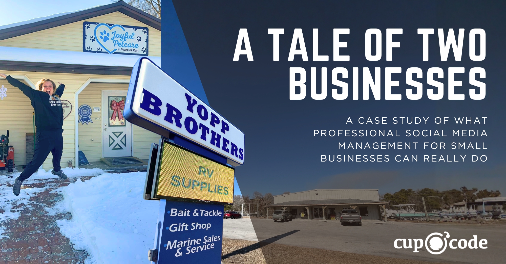 COC Blog Post IMAGES A Tale of Two Businesses - what professional social media management for small businesses can really do