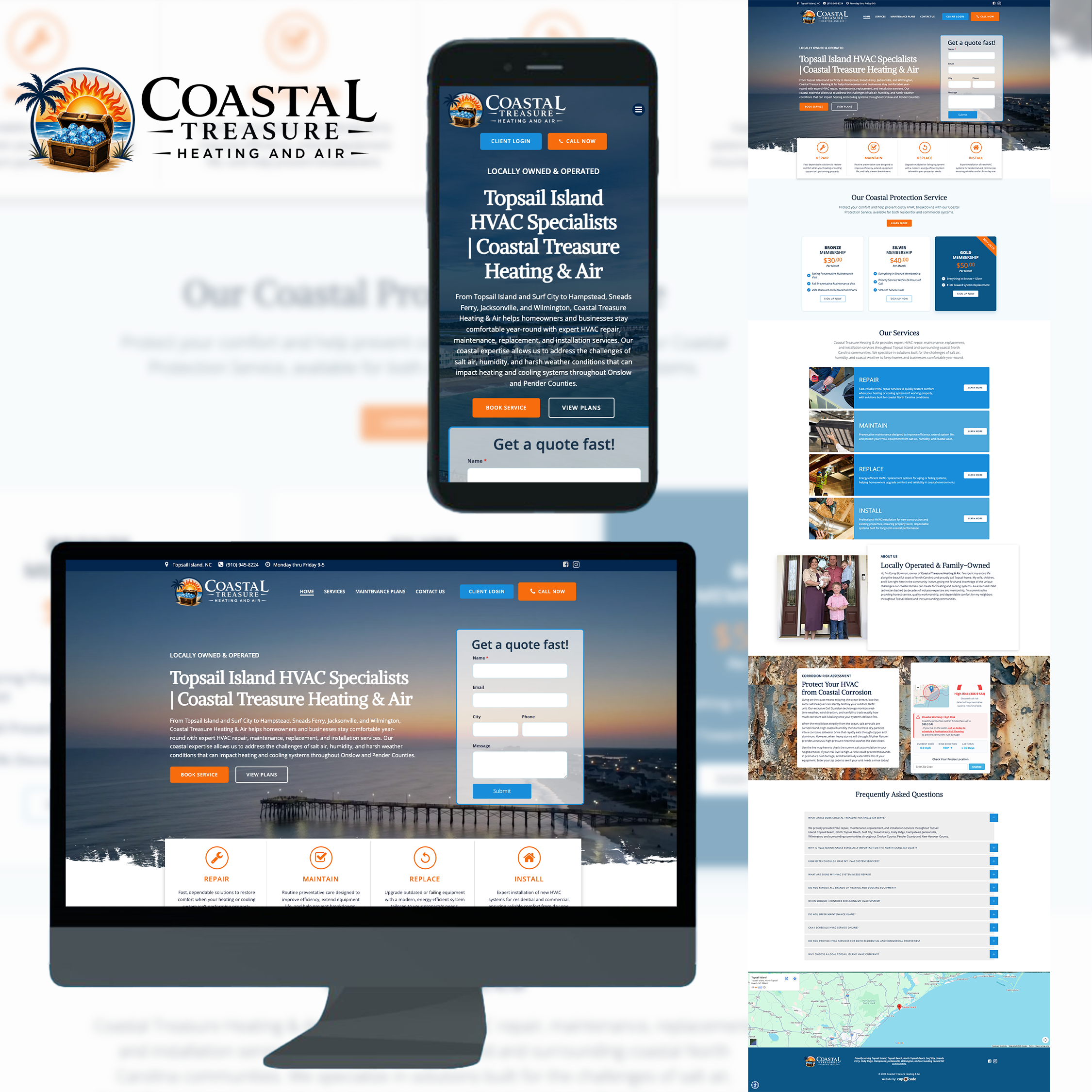 coastal treasure screenshot
